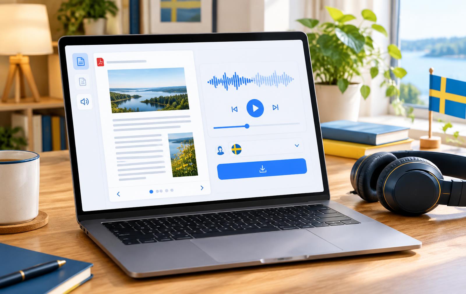 Skärmdump av appen Tal & PDF